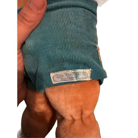 VINTAGE 1983 CABBAGE PATCH KIDS KOOSAS DOG BLUE PANTS STUFFED ANIMAL PLUSH TOY - Picture 8 of 9